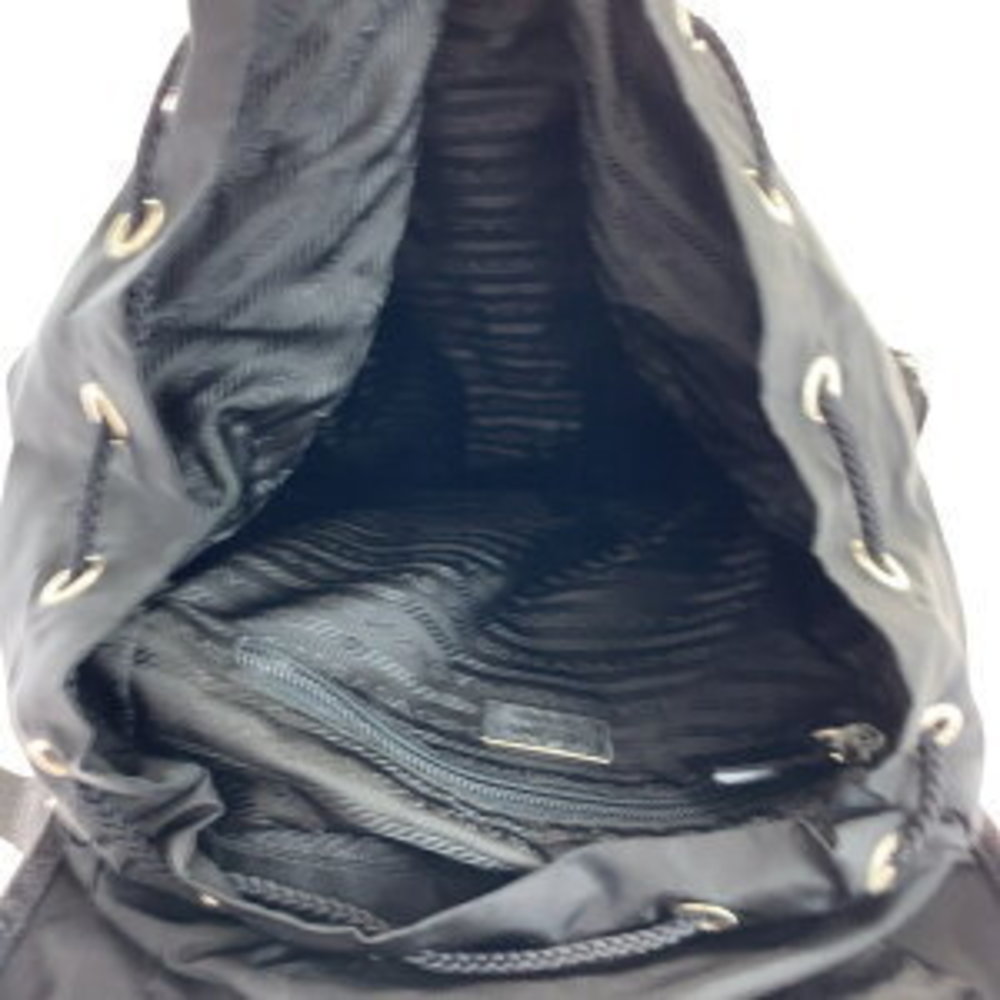 Prada Backpack Black Nylon Triangular Tessuto - image 8